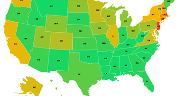Here Are the 10 States Where Residents Pay the Highest Lifetime Taxes