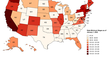 Estos 84 lugares de Estados Unidos suben el salario mínimo para recibir el año nuevo